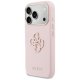 Guess FW Resin Logo dėklas iPhone 17 Pro Max telefonui, rožinis