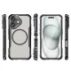Leading Series MagSafe silikoninis dėklas iPhone 16, juodas