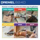 Akumuliatorinis daugiafunkcis įrankis Dremel 8240 12V, su 65 priedais