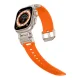 Tech-Protect Delta Pro Strap for Apple Watch 4 / 5 / 6 / 7 / 8 / 9 / SE / Ultra 1 / 2 (42/44/45/49 mm) - Titanium Orange