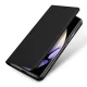 Atverčiamasis dėklas Realme 10 Pro+ Dux Ducis Skin Pro su stovu ir kortelės kišene, juodas