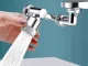 1080° sukinėjamas čiaupo prailgintuvas ir aeratorius, chromas