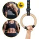 4Fizjo Gymnastic Rings for Pull-ups, Blue