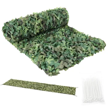 Gardlov Woodland Camouflage Net 2x5m with 100 Cable Ties