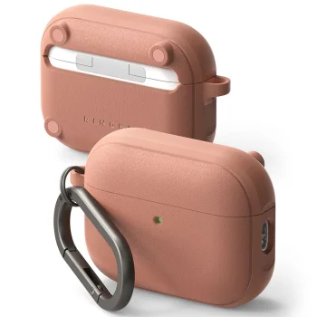 Ringke Onyx Magnetic MagSafe ausinių dėklas AirPods Pro 3, rožinis