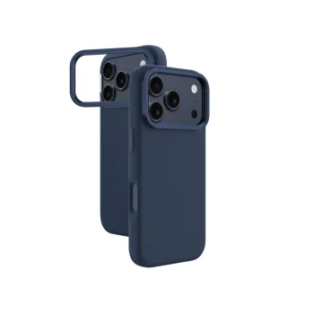 AmazingThing Glamour dėklas su stovu iPhone 17 Pro Max, mėlynas