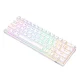 Mechaninė klaviatūra Royal Kludge RK61 RGB, Red Switch, balta
