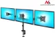 Maclean MC-691 stalinis laikiklis 3 monitoriams, 13\"-27\", iki 8 kg