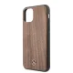 Mercedes dėklas iPhone 11 Pro Max telefonui Wood Line Walnut, šviesiai rudas