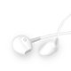 Laidinės ausinės Dudao X10S, 3.5mm mini jack, 1.15m - baltos