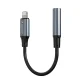 Wozinsky WALJ-01 Lightning į 3.5 mm mini jack garso adapteris, juodas