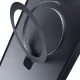 3MK Smoke Case Mag&Stand dėklas, skirtas Apple iPhone 16, juodas