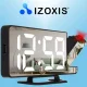 Izoxis 19576 LED žadintuvas su projektoriumi ir veidrodžiu, juodas