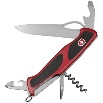 Victorinox Ranger Grip 61 kišeninis peilis 0.95 53.MC, raudonas/juodas