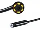 Smartphone Waterproof Borescope Endoscope Inspection Camera - 10m, USB, MicroUSB