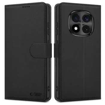 Atverčiamas dėklas Tech-Protect Wallet, Xiaomi Redmi Note 15 Pro 5G, juodas