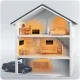 Infraraudonųjų spindulių šildytuvas Berdsen BD-981 600 W, „Wi-Fi“, „Tuya“, pultelis, juodas
