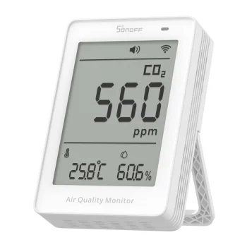 Oro kokybės matuoklis Sonoff AirGuard CO2 SAWF-08P WiFi LCD