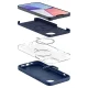 Spigen Silicone Fit Mag dėklas su MagSafe skirtas iPhone 14 Plus, mėlynas