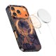 Tech-Protect Lamano MagSafe dėklas iPhone 17 Pro, rudai violetinis