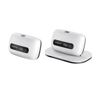BoboVR BM60-2 baterijų rinkinys (2 vnt.) su įkrovimo stotele, skirta BoboVR M3 / M3 Pro+, 6500 mAh, baltas
