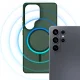 3mk Smoke MagCase dėklas telefonui Samsung Galaxy S26 Ultra, žalias