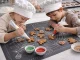 Silicone Pastry Mat 50x40 cm Non-Slip Dough Rolling Board, Grey