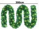 Dirbtinė kalėdinė spygliuočių girlianda 50 LED 3 m, žalia