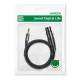 Ugreen garso laidas 3.5 mm mini jack (M) - XLR (F) 1 m AV182, juodas