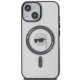 Karl Lagerfeld IML Karl`s Head MagSafe dėklas iPhone 15, Skaidrus/Juodas