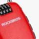 Dviračio spyna Rockbros 32420981001 su susukamu trosu, raudona