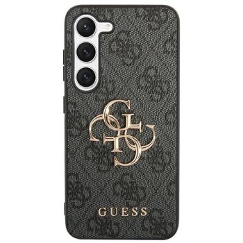 Guess Samsung Galaxy S24 Case 4G Big Metal Logo, Black
