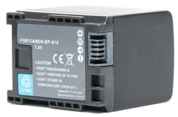 Extra Digital Battery for Canon BP-819 (2400mAh, 7.4V)