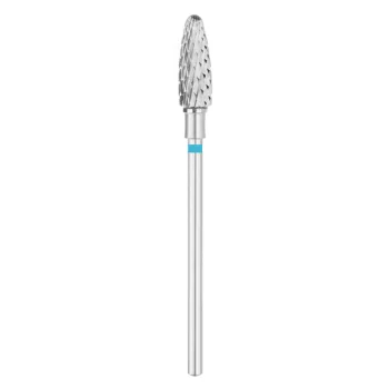 EXO PRO Carbide Nail Drill Bit Oval Medium Grit 5.0 mm (Blue)