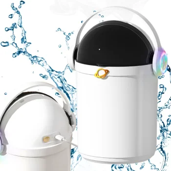 Oro drėkintuvas ir aromato difuzorius su 2 purkštukais RGB LED, 2 L, baltas