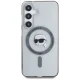 Karl Lagerfeld Button Karl Head MagSafe dėklas telefonui Samsung Galaxy S25, juodas