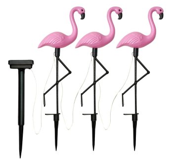 Solar Garden Lights Flamingo, 3 Pcs.