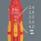 Dinamometrinis atsuktuvas Wera 7508 VDE Kraftform Safe-Torque Speed, 0.4-2.0 Nm