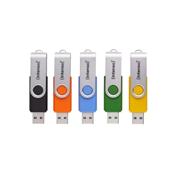 Intenso Office Line 32 GB USB atmintinių rinkinys, 5 vnt., USB 3.2 Gen 1