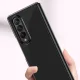 Dėklas telefonui Samsung Galaxy Z Fold 4 Plating Case su metalizuotu rėmeliu, mėlynas