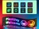 Flexible Programmable LED Panel for Car Window 16x96 App Controlled