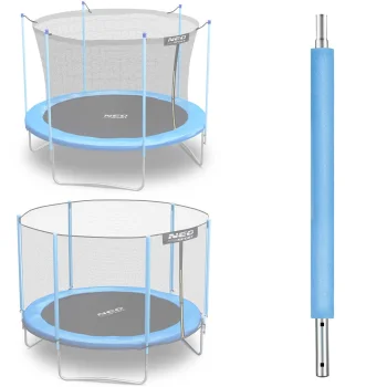 Apatinis batuto stulpas 6 ft Neo-Sport, mėlynas
