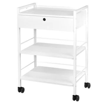 Giovanni 1019A Cosmetic Table with Drawer, White