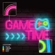Forever Light Neon PLEXI LED GAME TIME dekoratyvinis LED šviestuvas, įvairiaspalvis