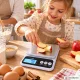 Elektroninės virtuvinės svarstyklės su indu 5 kg / 1 g, baltos