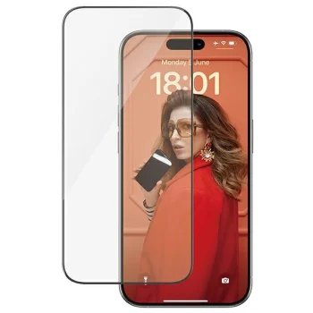PanzerGlass Ultra-Wide Fit apsauginis stiklas su aplikatoriumi iPhone 15 Pro