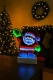 3D LED Kalėdų Senelis, šviečianti dekoracija