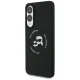 Karl Lagerfeld dėklas Samsung Galaxy S25 Edge Silicone Double Heads, juodas