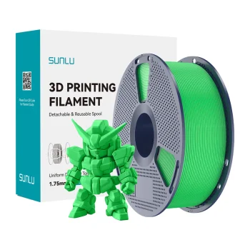 3D spausdintuvo plastikas Sunlu PLA+ 2.0, 1.75 mm, žalias