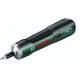 Bosch PushDrive akumuliatorinis suktuvas, 3.6 V, 1.5 Ah, su 32 antgalių rinkiniu